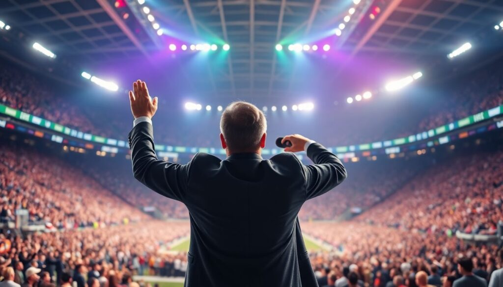 Как формируется атмосфера на матче СКА: работа диктора, диджея и шоу на арене - иллюстрация